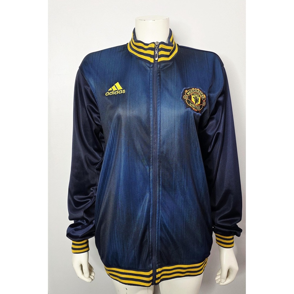 Vintage Adidas Manchester United Blue Jacket